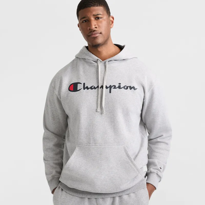 Powerblend Hoodie, Script Logo - Big & Tall sold by Champion