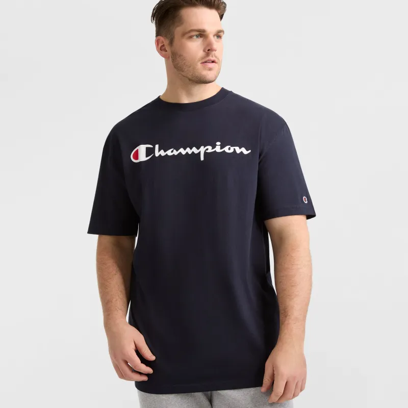 Classic Graphic T-Shirt, Script Logo - Big & Tall sold by Champion