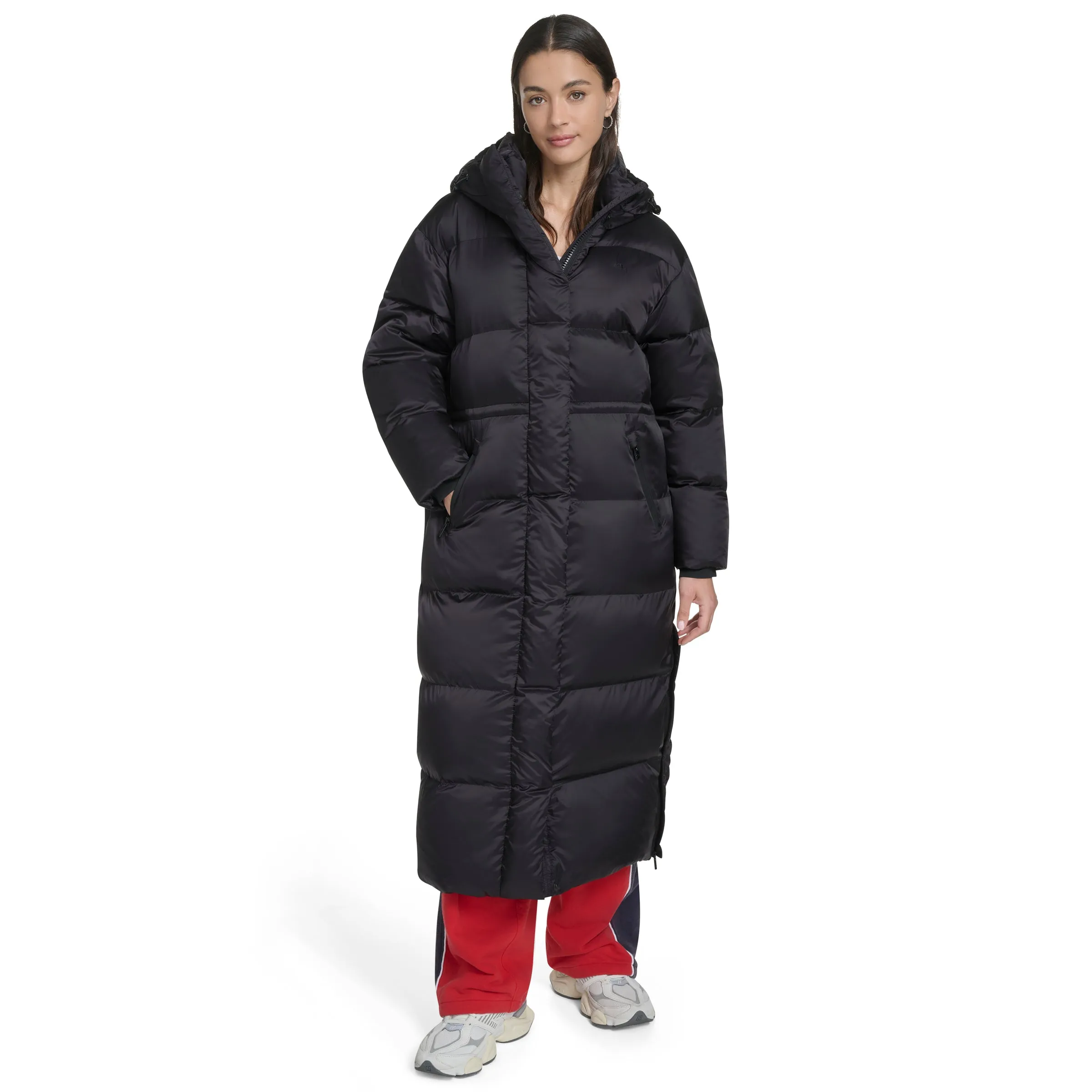 Maxi Length Cinch Waist Hooded Puffer sold by Champion product image thumbnail 4