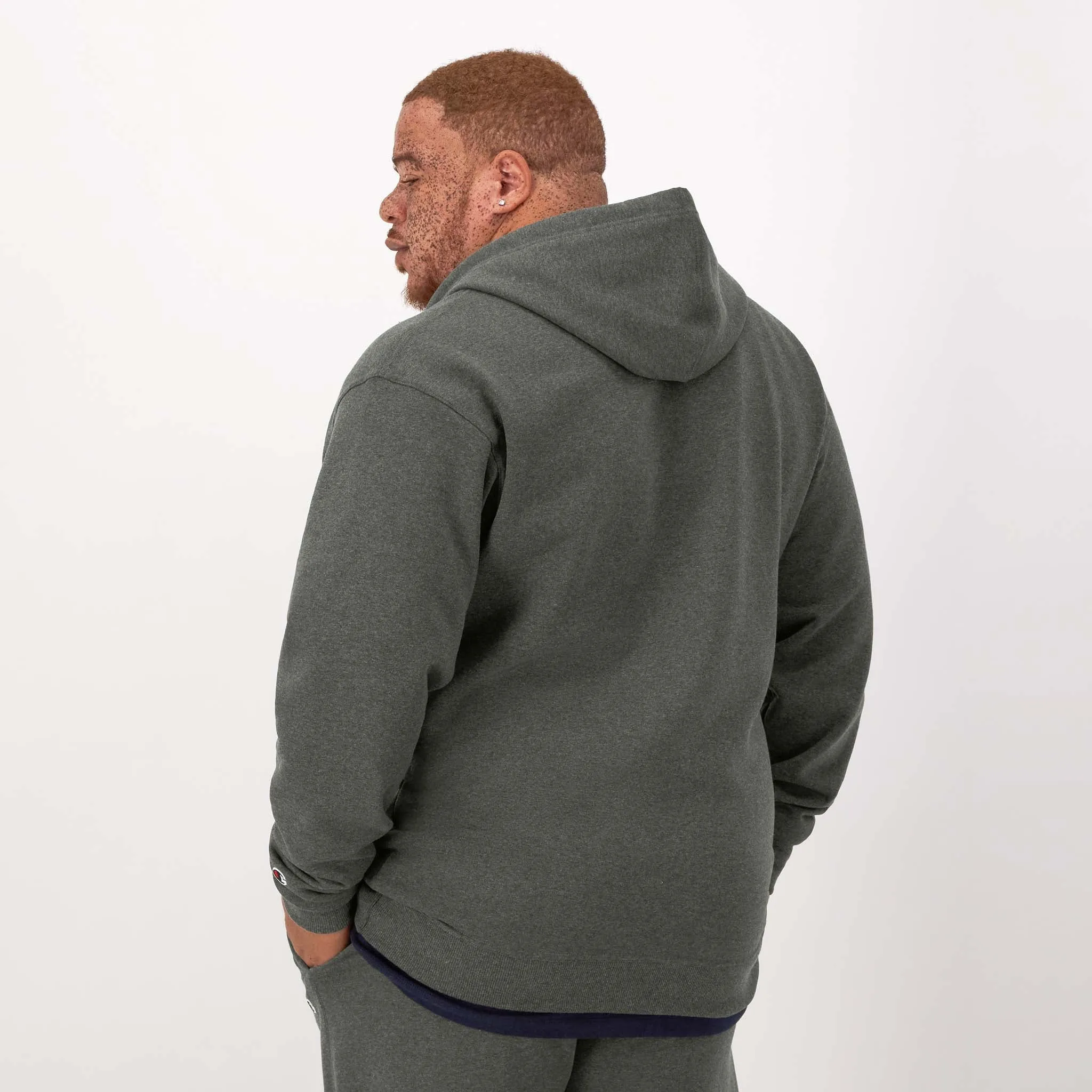 Powerblend Full-Zip Hoodie, C Logo - Big & Tall sold by Champion product image thumbnail 3