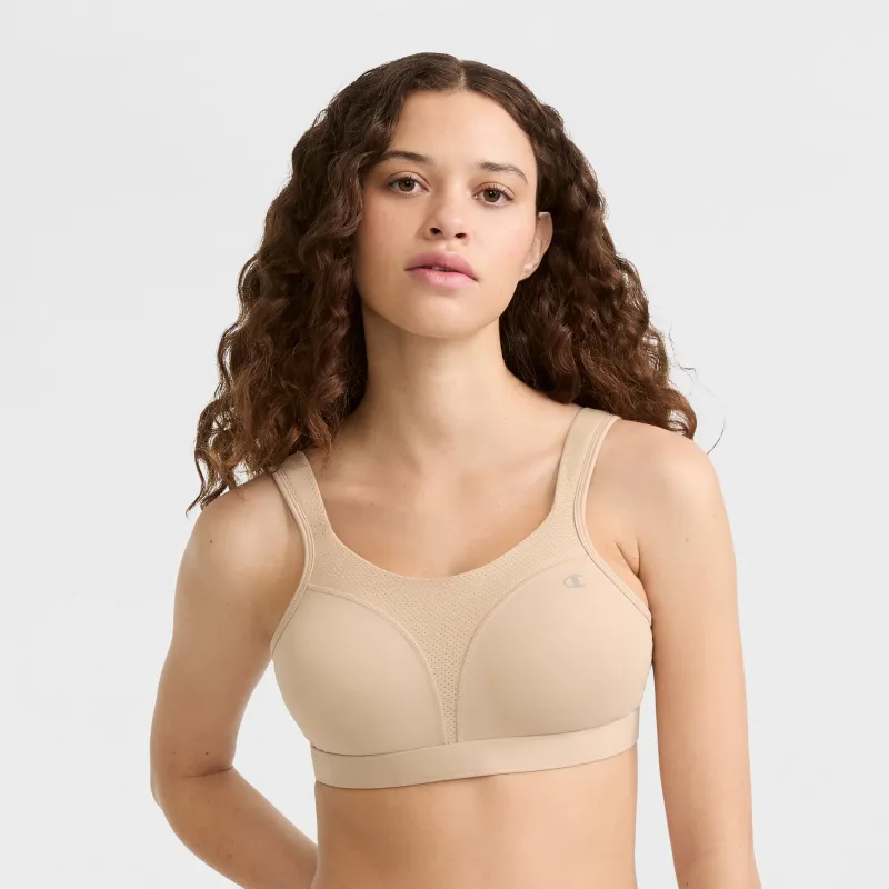 Spot Comfort High-Impact Sports Bra, C Logo sold by Champion