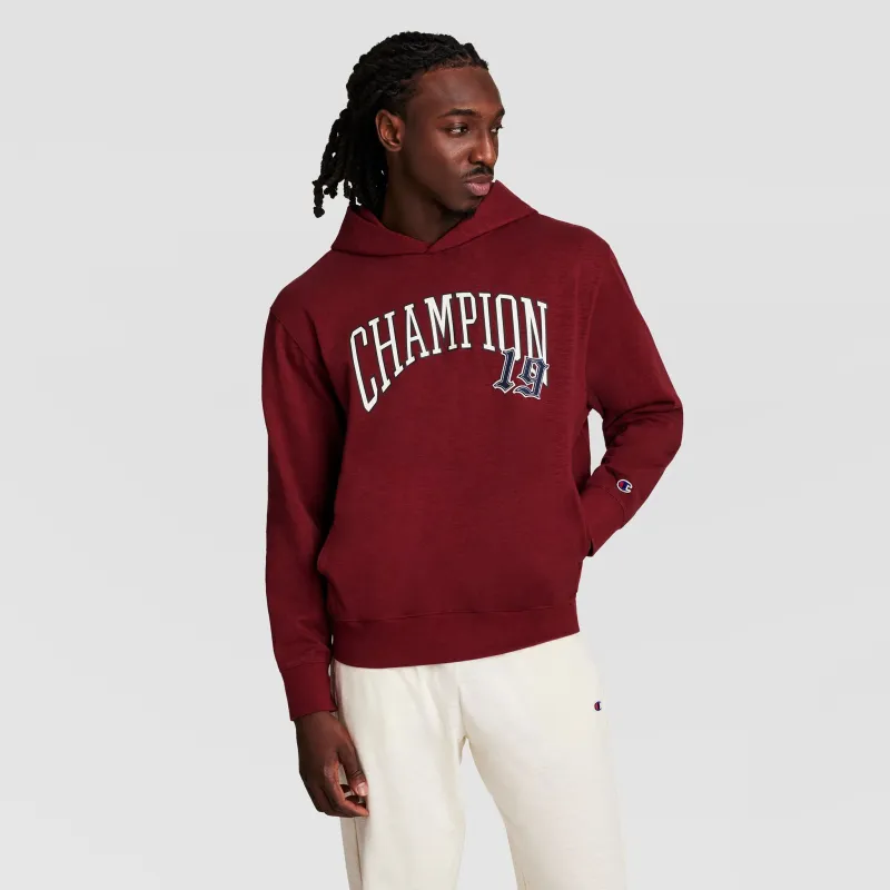 Modern Retro Washed Hoodie, C Logo sold by Champion