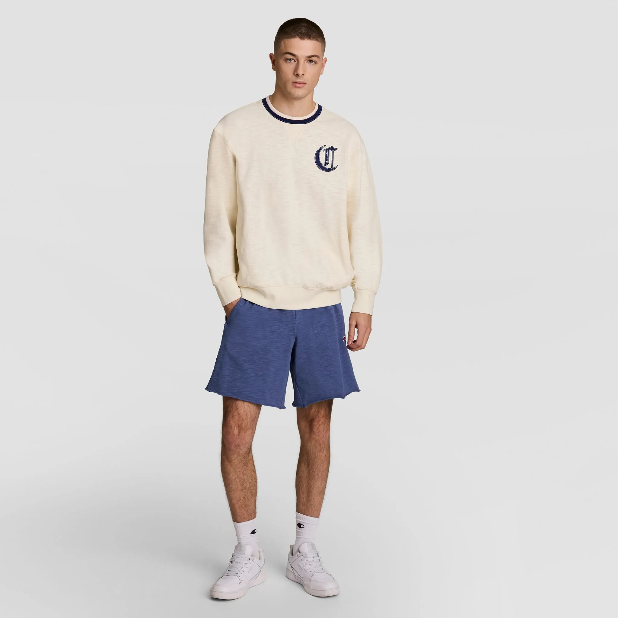 Modern Retro Washed Crew Sweatshirt, C Logo sold by Champion product image thumbnail 5