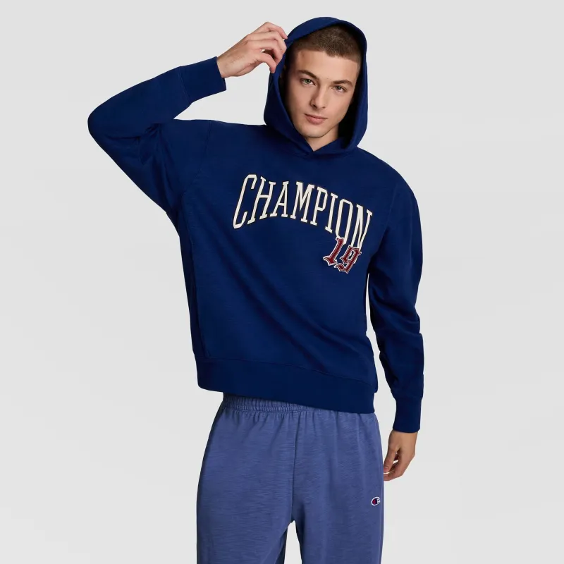 Modern Retro Washed Hoodie, C Logo sold by Champion