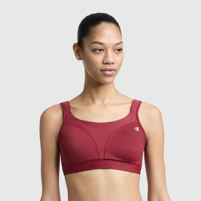 Spot Comfort High-Impact Sports Bra, C Logo sold by Champion