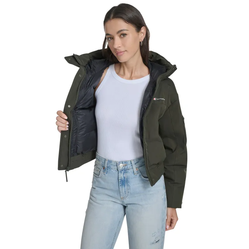 Cropped 90S Ski Bomber made by Champion