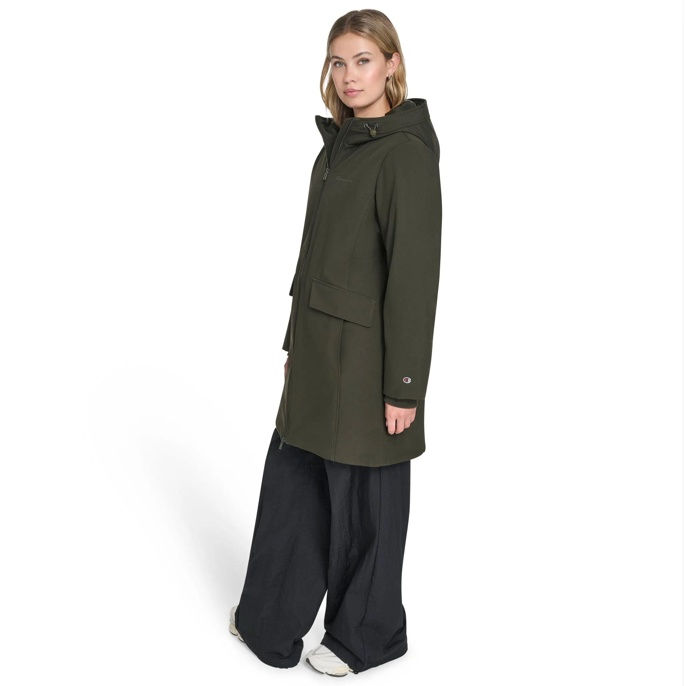 Hooded Midlength Parka With Princess Seams sold by Champion product image thumbnail 3