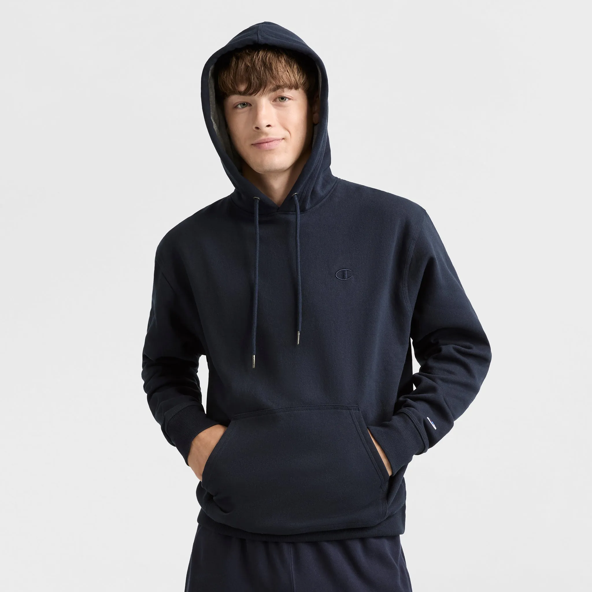 Powerblend Hoodie, C Logo sold by Champion