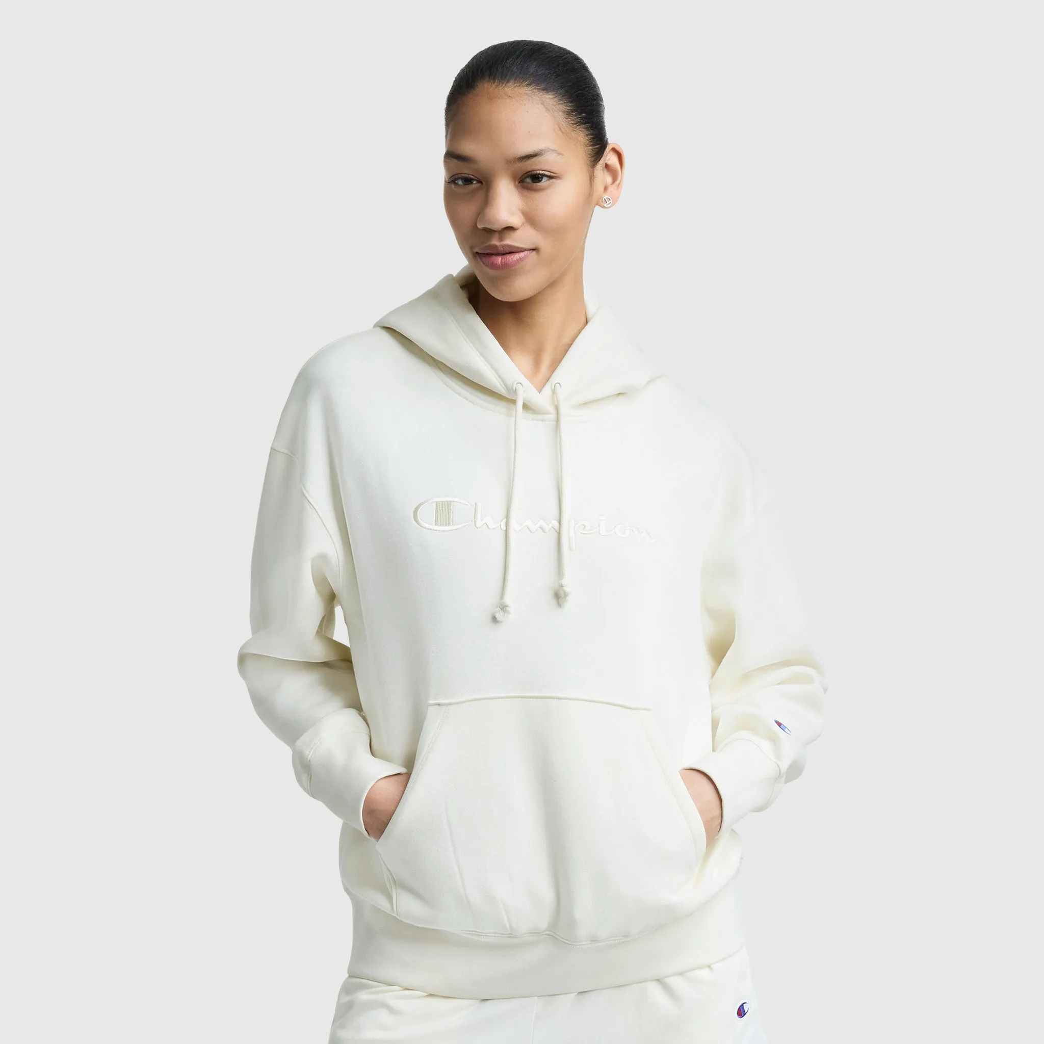 Tonal Script Freshman Powerblend Hoodie sold by Champion product image thumbnail 2