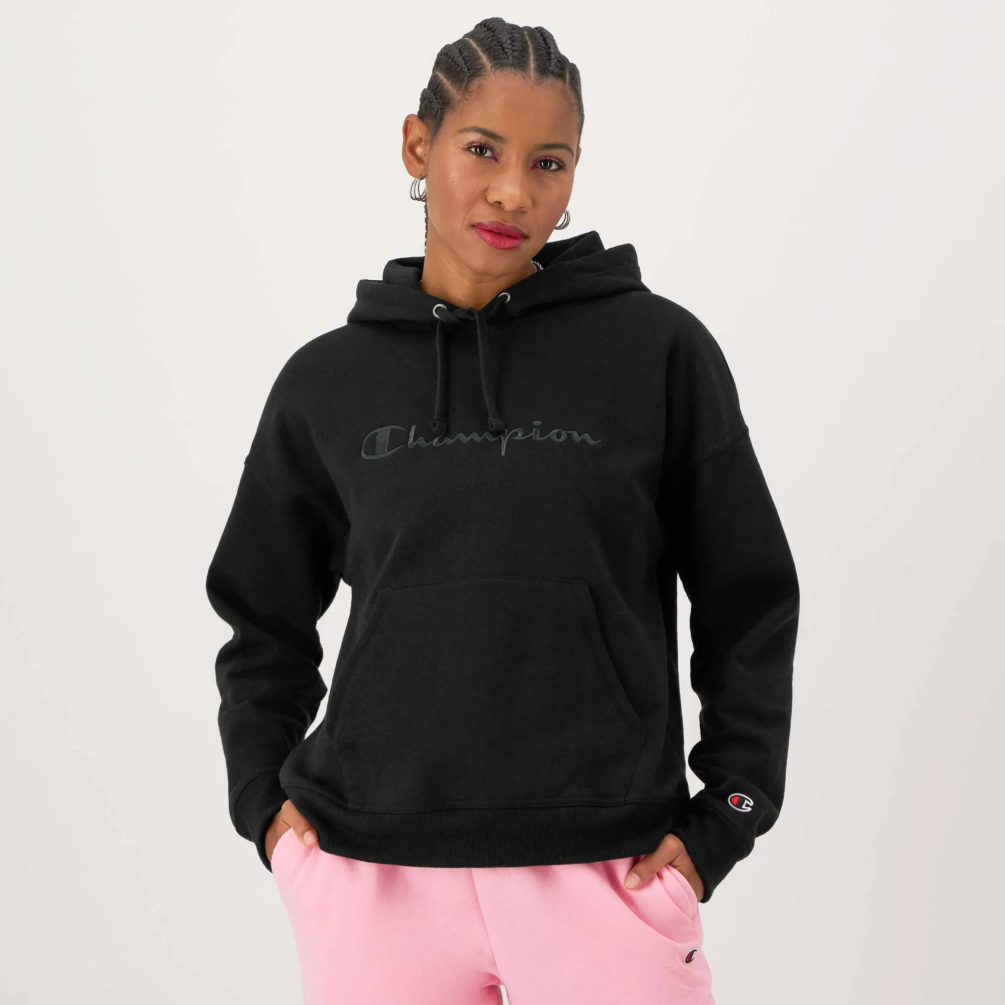 Tonal Script Freshman Powerblend Hoodie sold by Champion