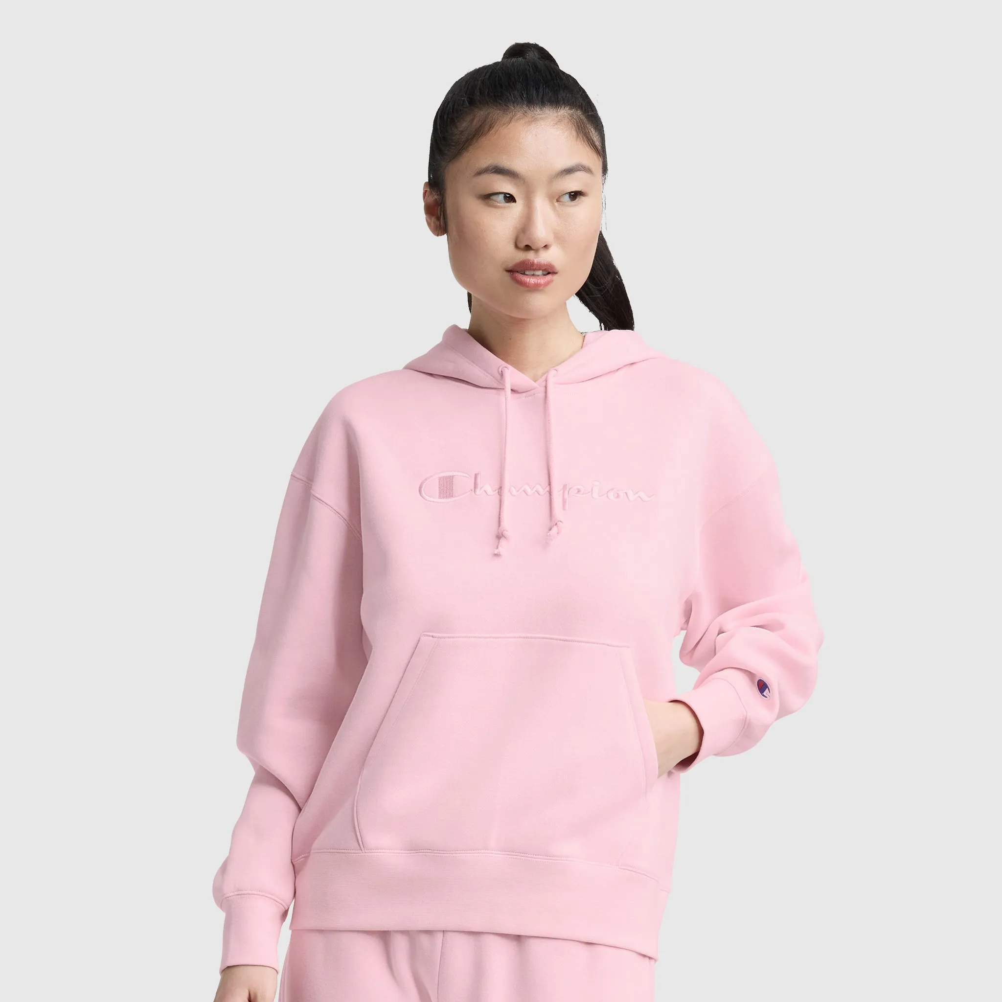 Tonal Script Freshman Powerblend Hoodie sold by Champion