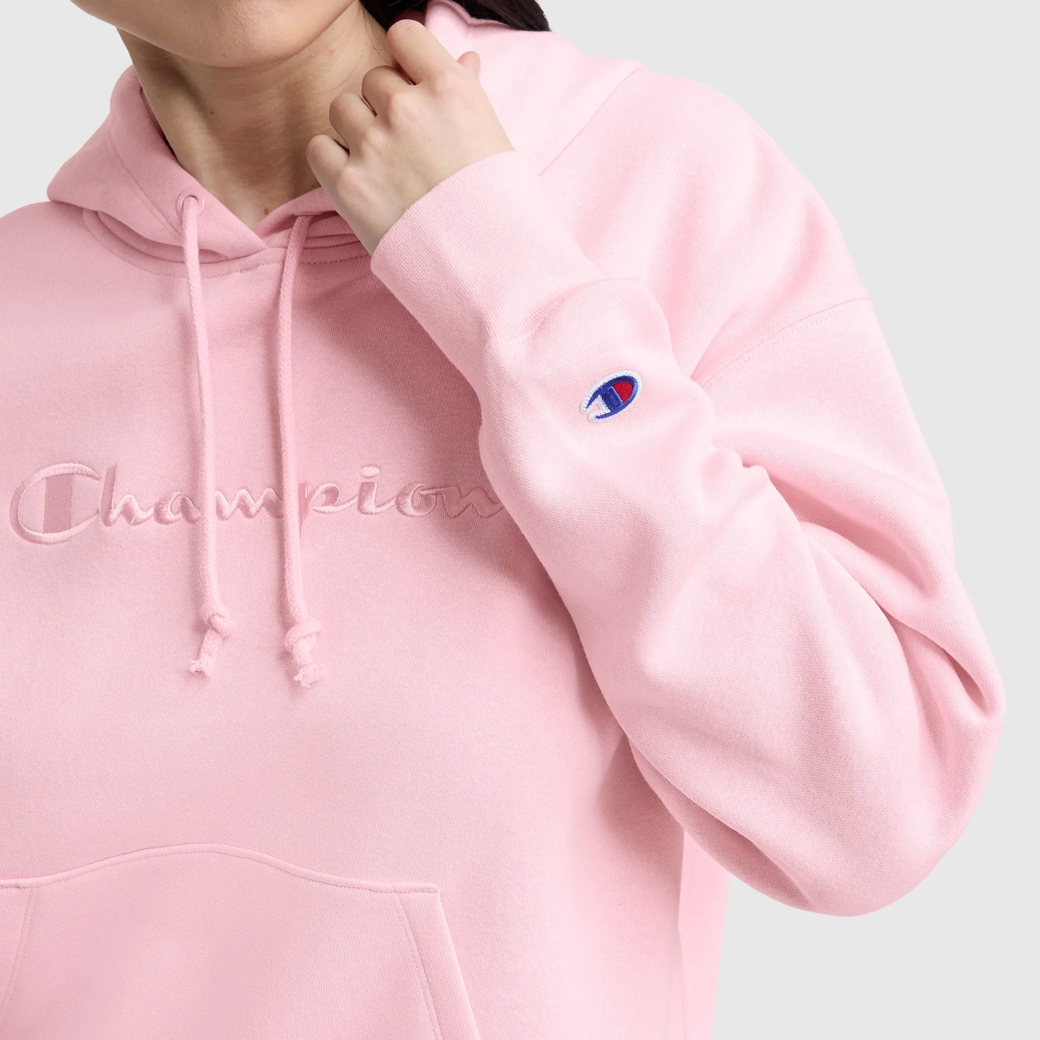 Tonal Script Freshman Powerblend Hoodie sold by Champion product image thumbnail 3