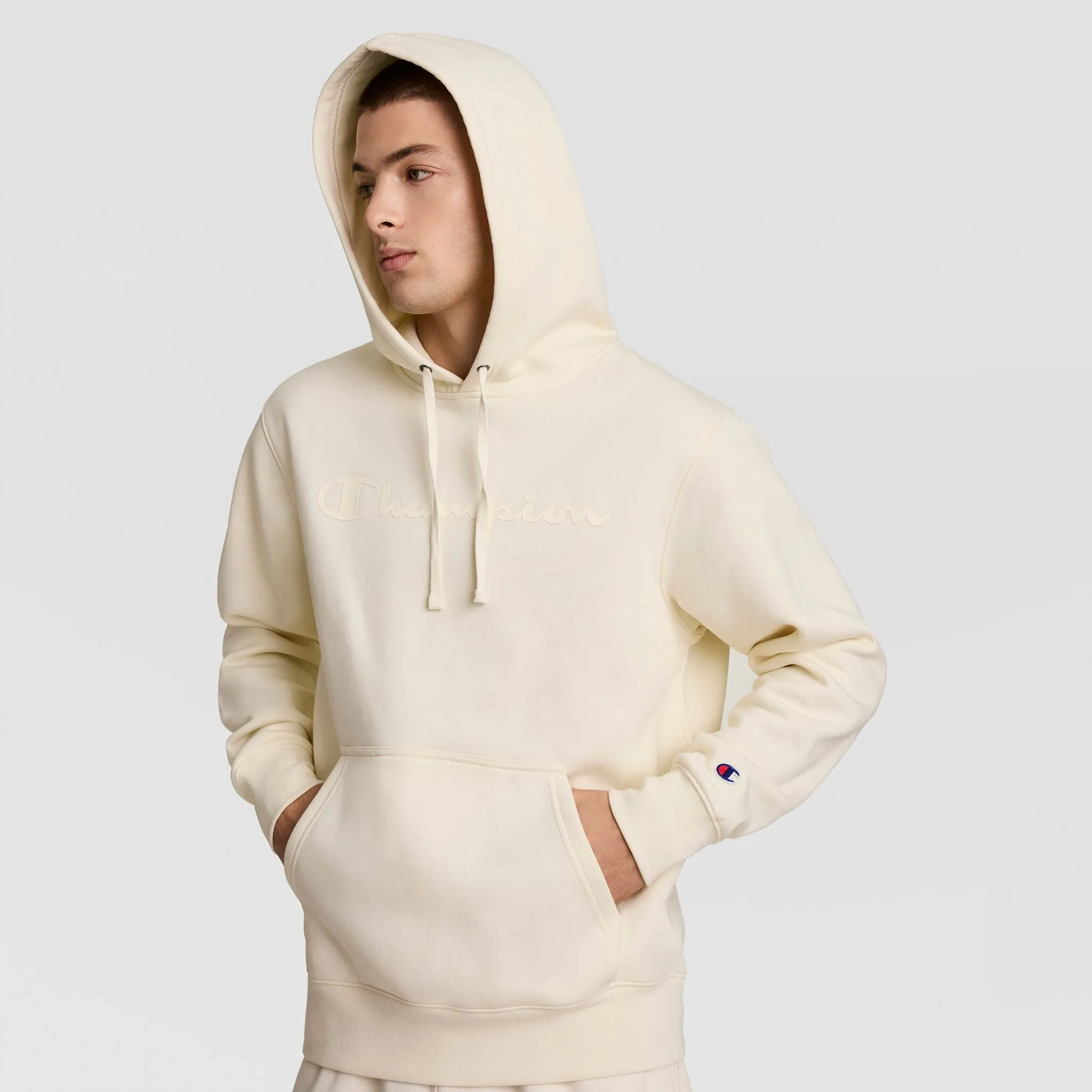 Powerblend Hoodie, Tonal Script Logo sold by Champion product image thumbnail 3