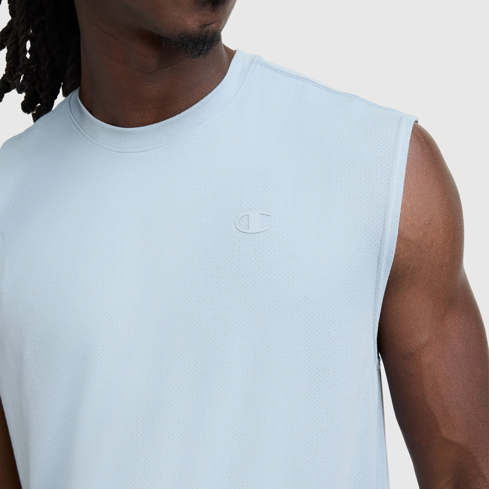 Sport Crewneck Muscle Tee, Script Logo sold by Champion product image thumbnail 3