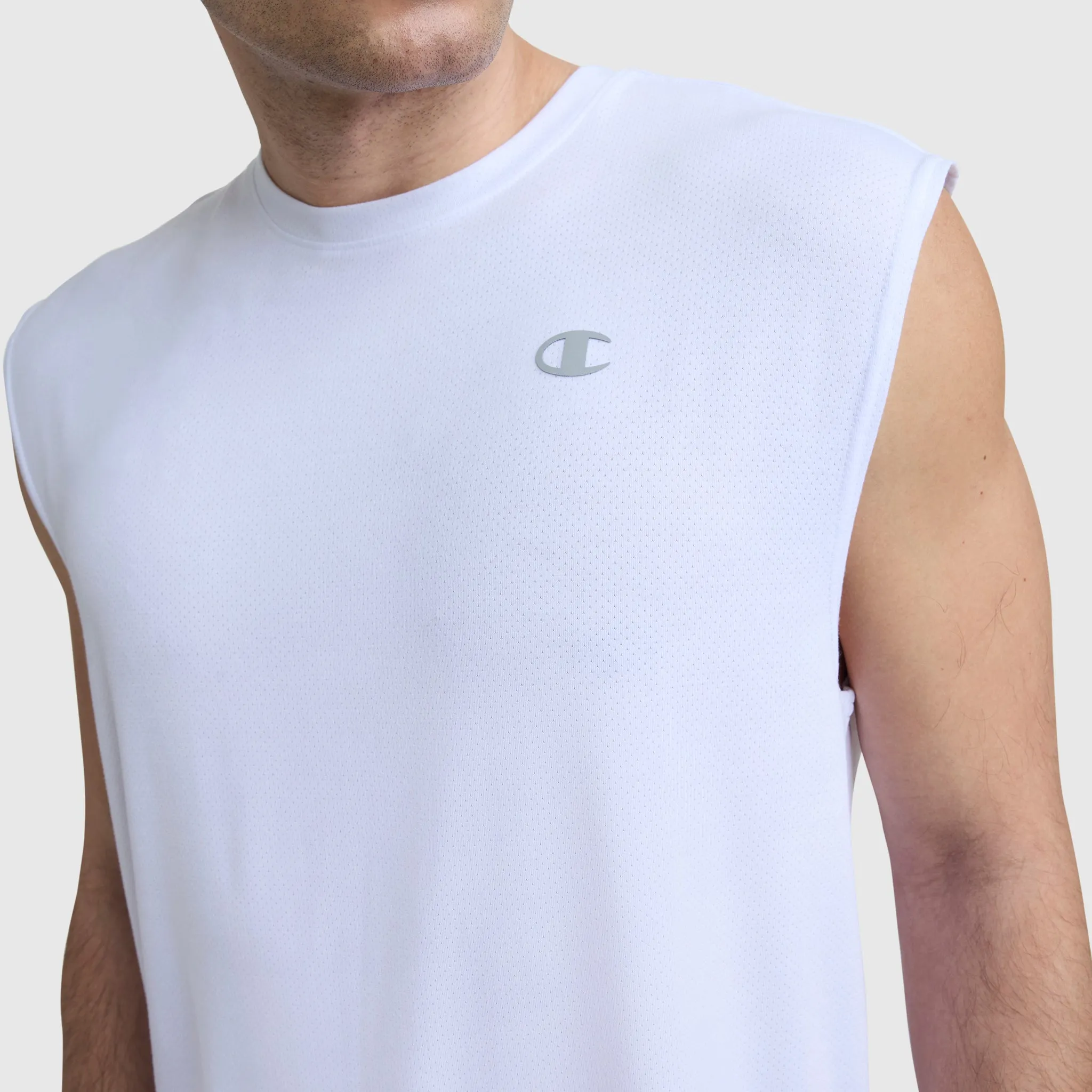 Sport Crewneck Muscle Tee, Script Logo sold by Champion product image thumbnail 4