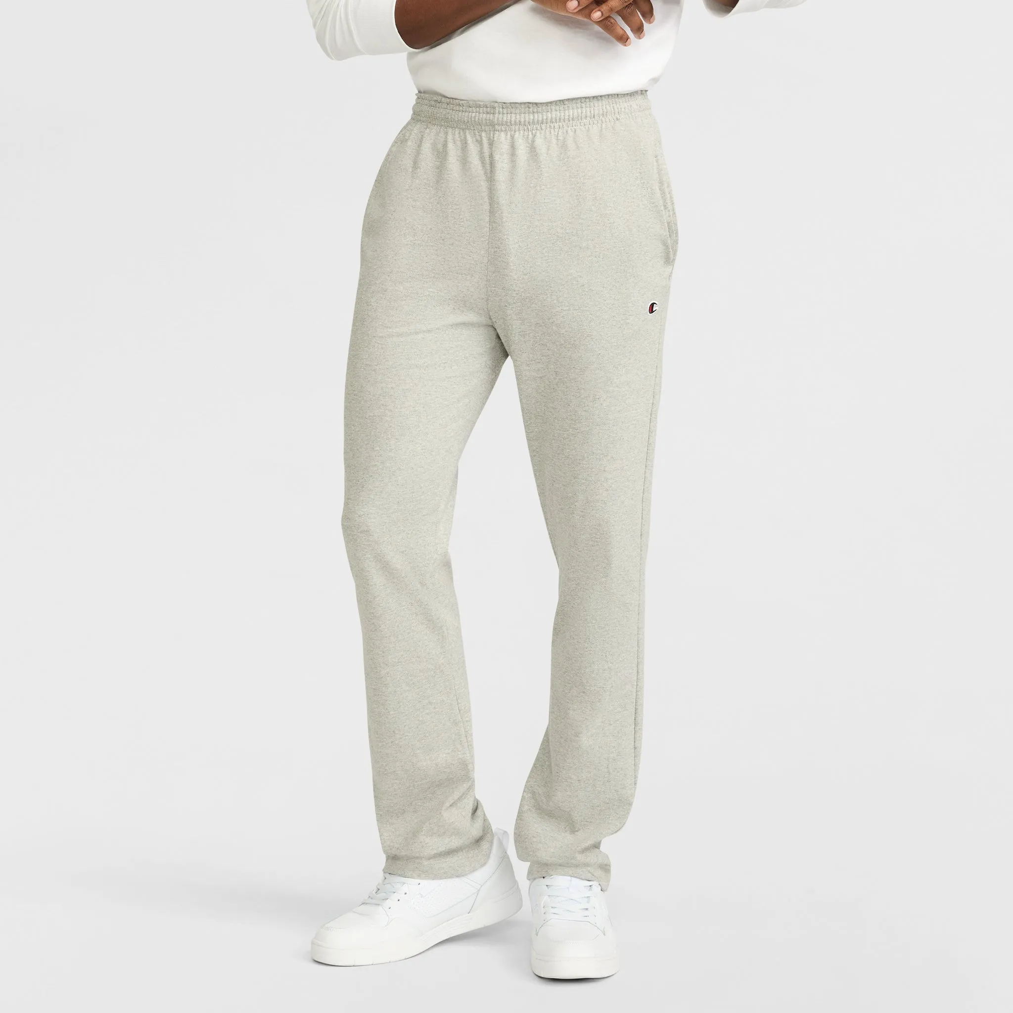 Lightweight Lounge Pants, Open Hem, C Logo sold by Champion