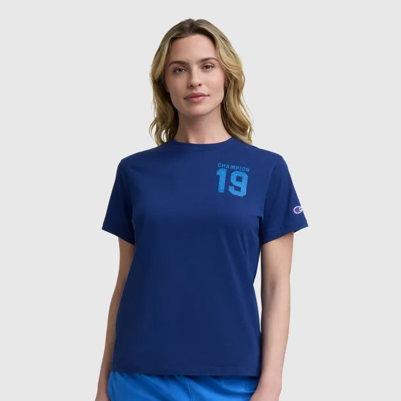 Grid Iron '19 Graphic T-Shirt, C Logo made by Champion