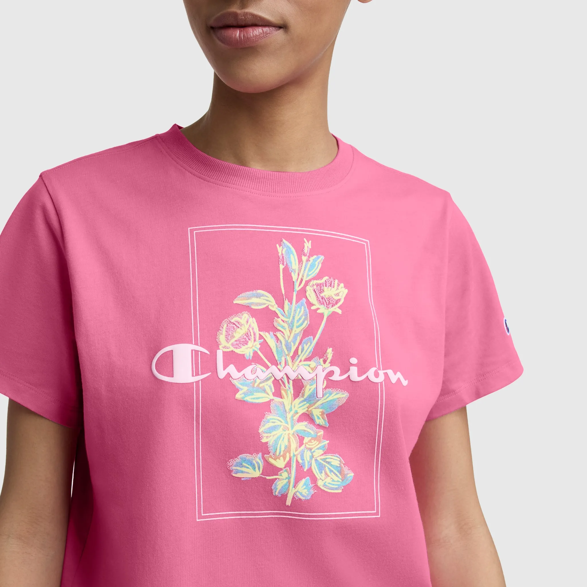Painted Bouquet Graphic T-Shirt, C Logo sold by Champion product image thumbnail 3