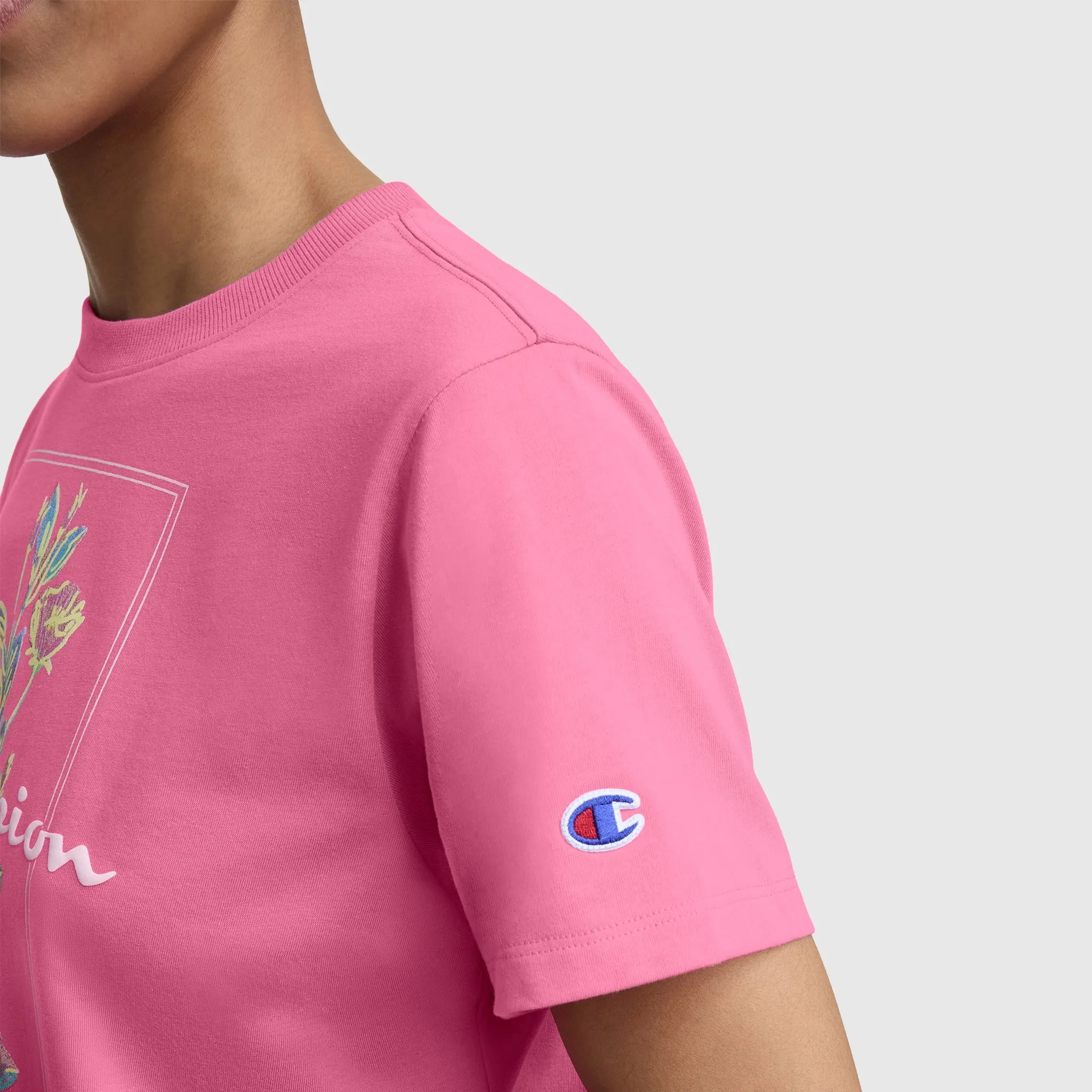 Painted Bouquet Graphic T-Shirt, C Logo sold by Champion product image thumbnail 4