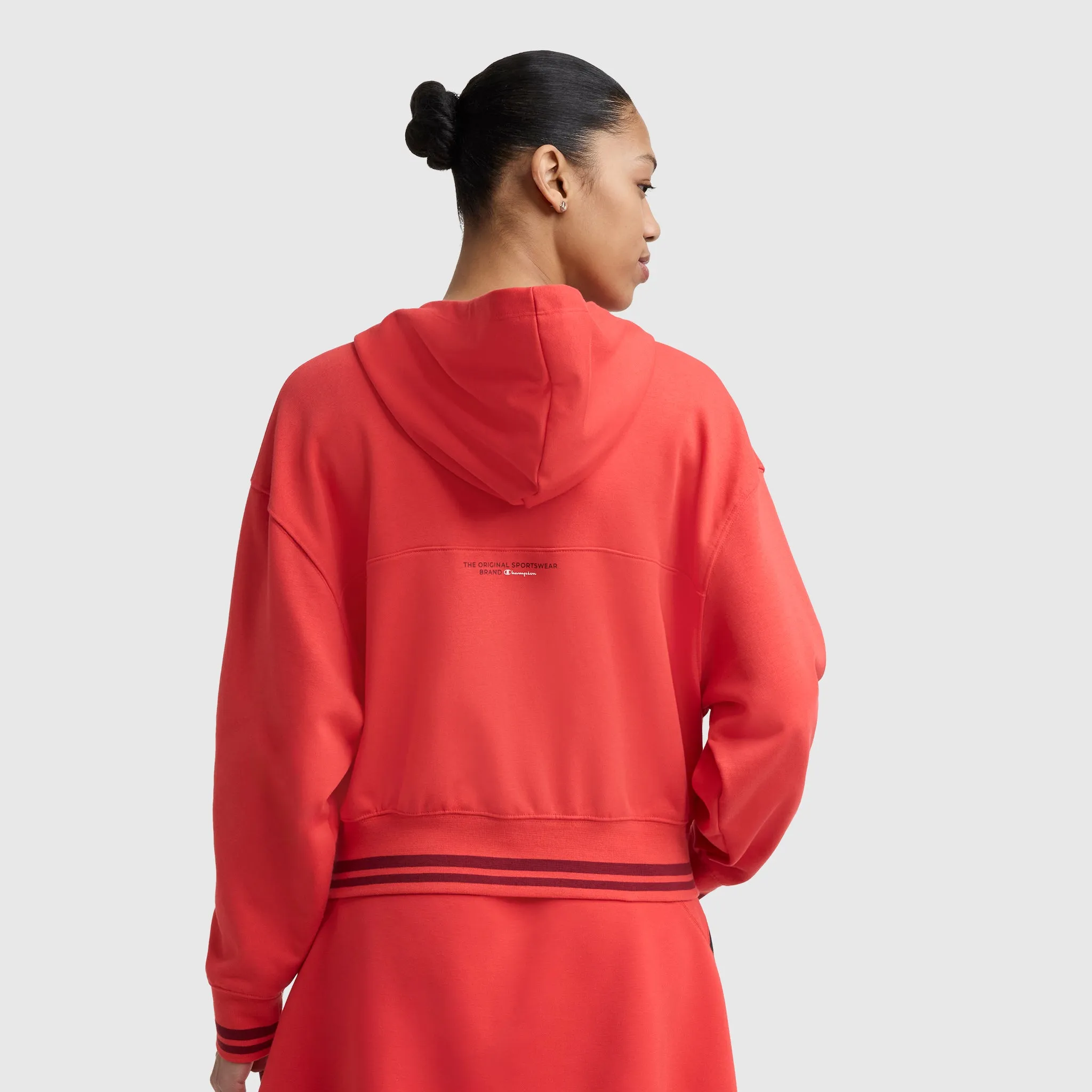 Tackle Lace Front Hoodie, Tonal Embroidered C Logo sold by Champion product image thumbnail 2