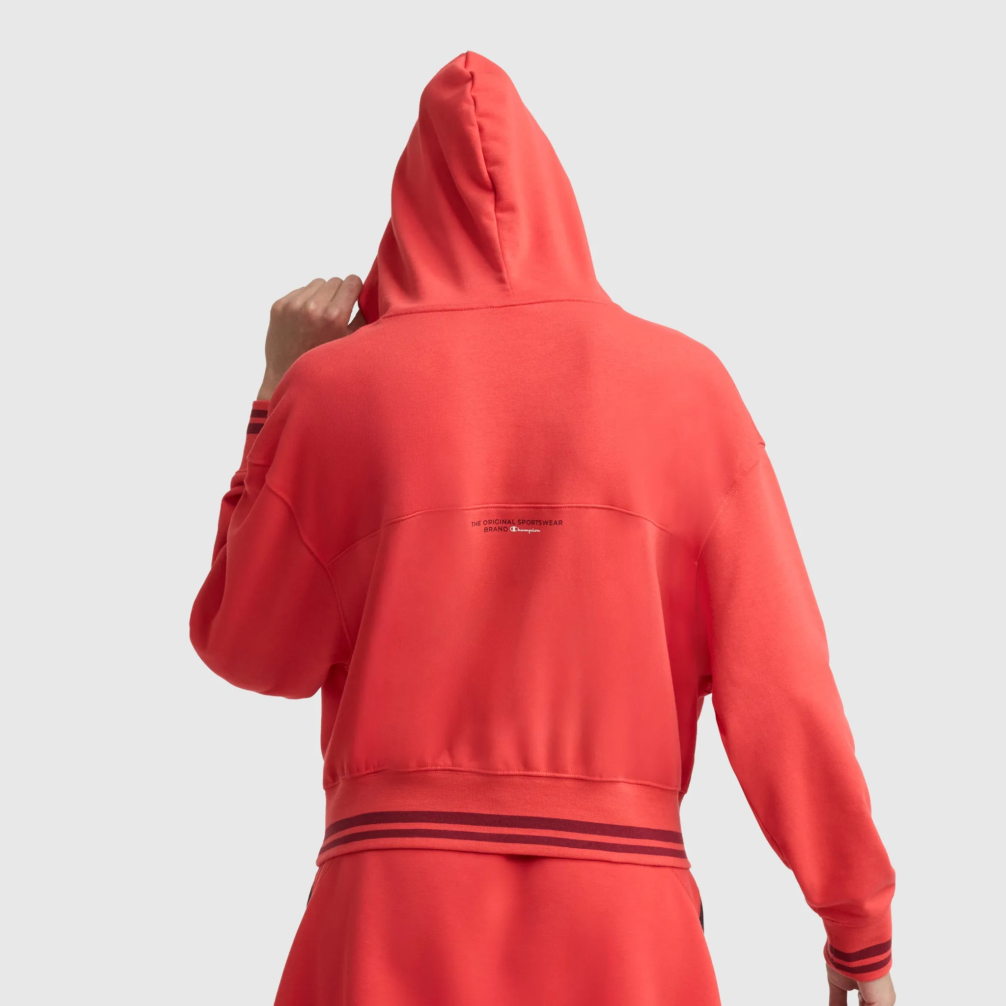 Tackle Lace Front Hoodie, Tonal Embroidered C Logo sold by Champion product image thumbnail 3