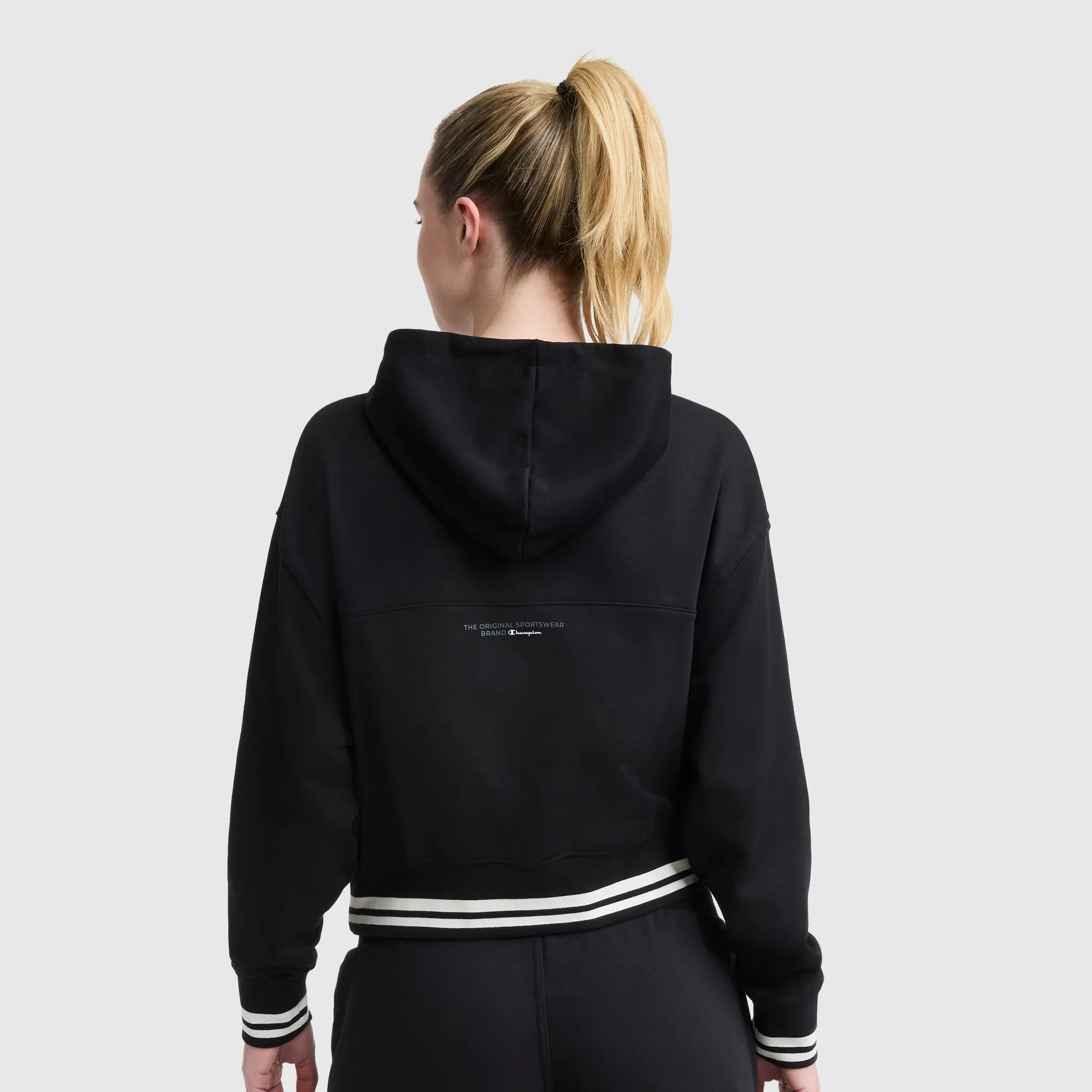 Tackle Lace Front Hoodie, Tonal Embroidered C Logo sold by Champion product image thumbnail 2