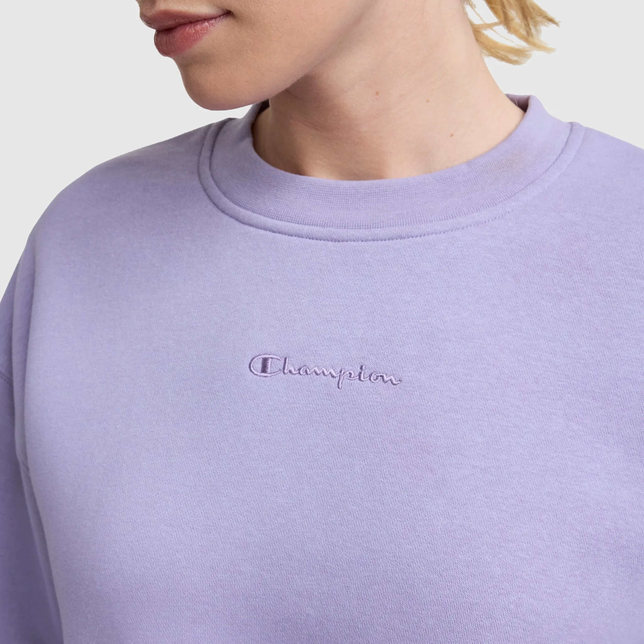Powerblend Crewneck Sweatshirt, Embroidered Script Logo sold by Champion product image thumbnail 4