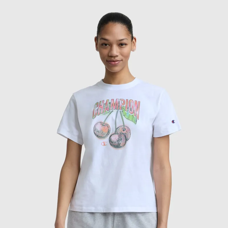 Cherry On Top Graphic T-Shirt, C  Logo made by Champion