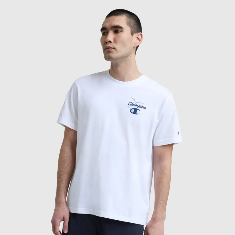 Sunsetters Graphic T-Shirt, C Logo made by Champion