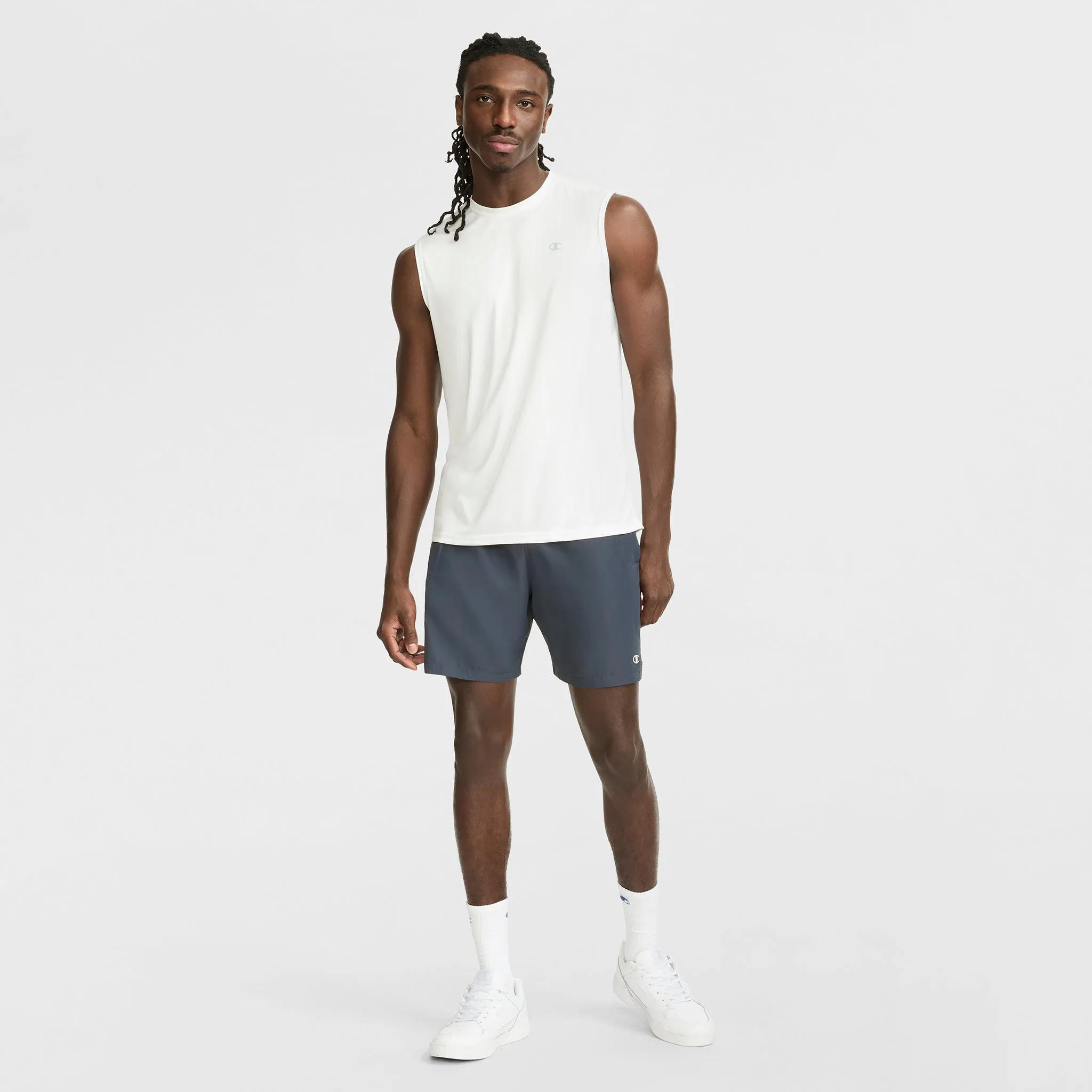 Sport Muscle Tank, Reflective C Logo sold by Champion product image thumbnail 3
