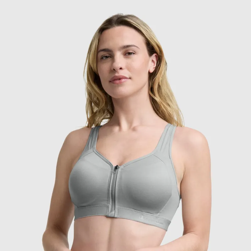 Motion Control Zip Sports Bra made by Champion