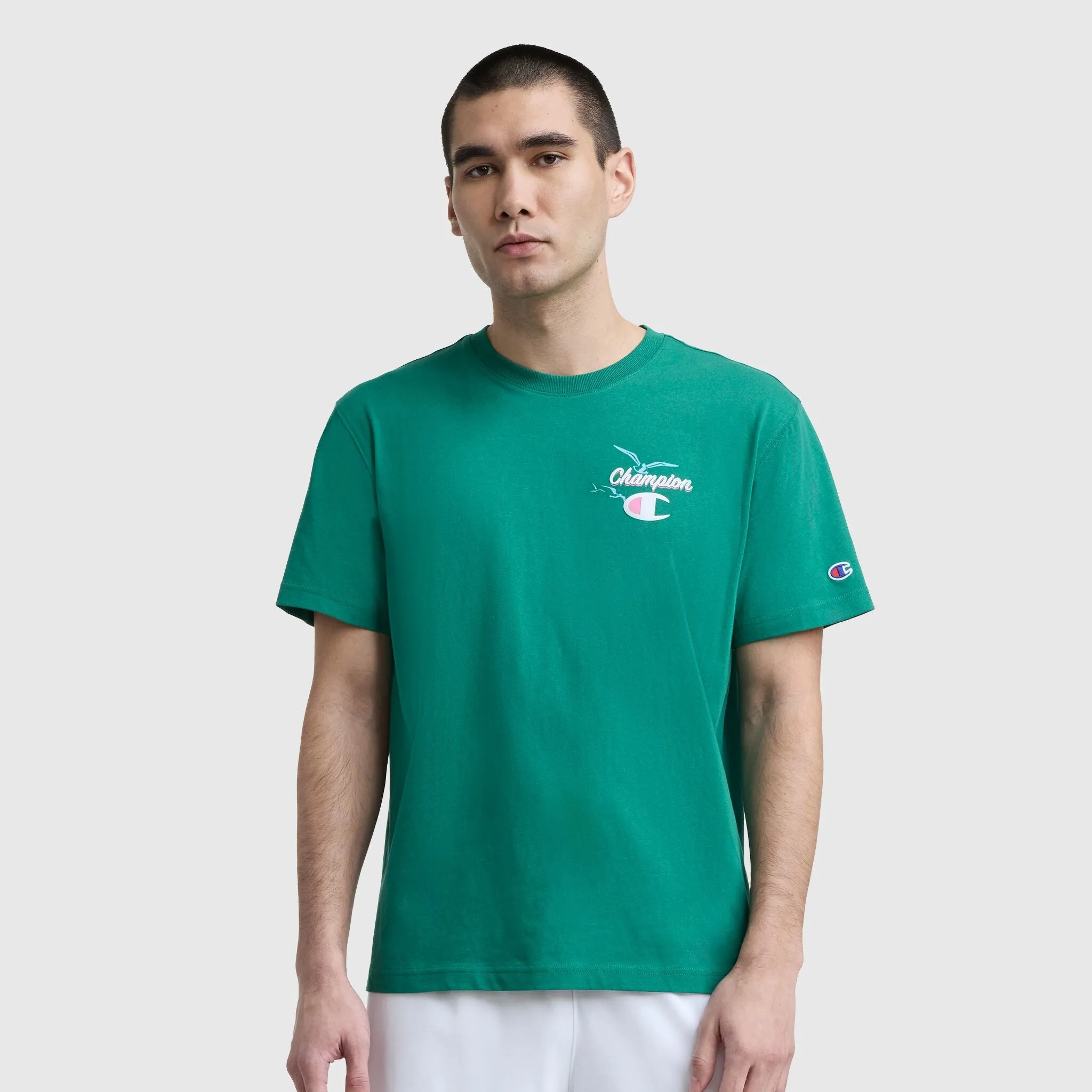 Sunsetters Graphic T-Shirt, C Logo sold by Champion