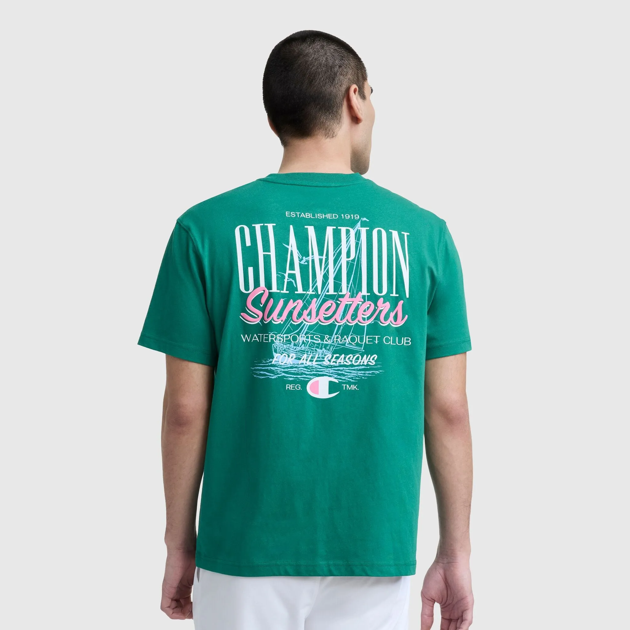 Sunsetters Graphic T-Shirt, C Logo sold by Champion product image thumbnail 2