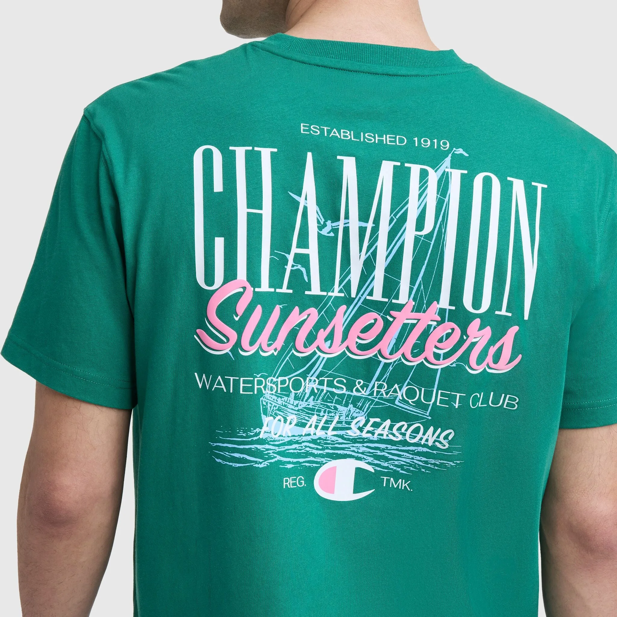 Sunsetters Graphic T-Shirt, C Logo sold by Champion product image thumbnail 3