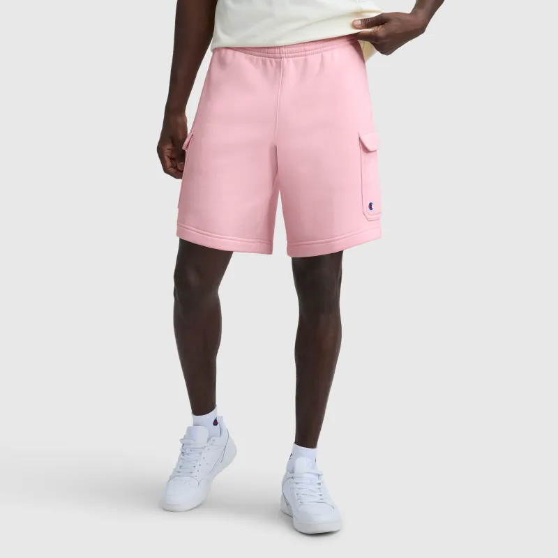 8" Fleece Cargo Short, C Logo made by Champion