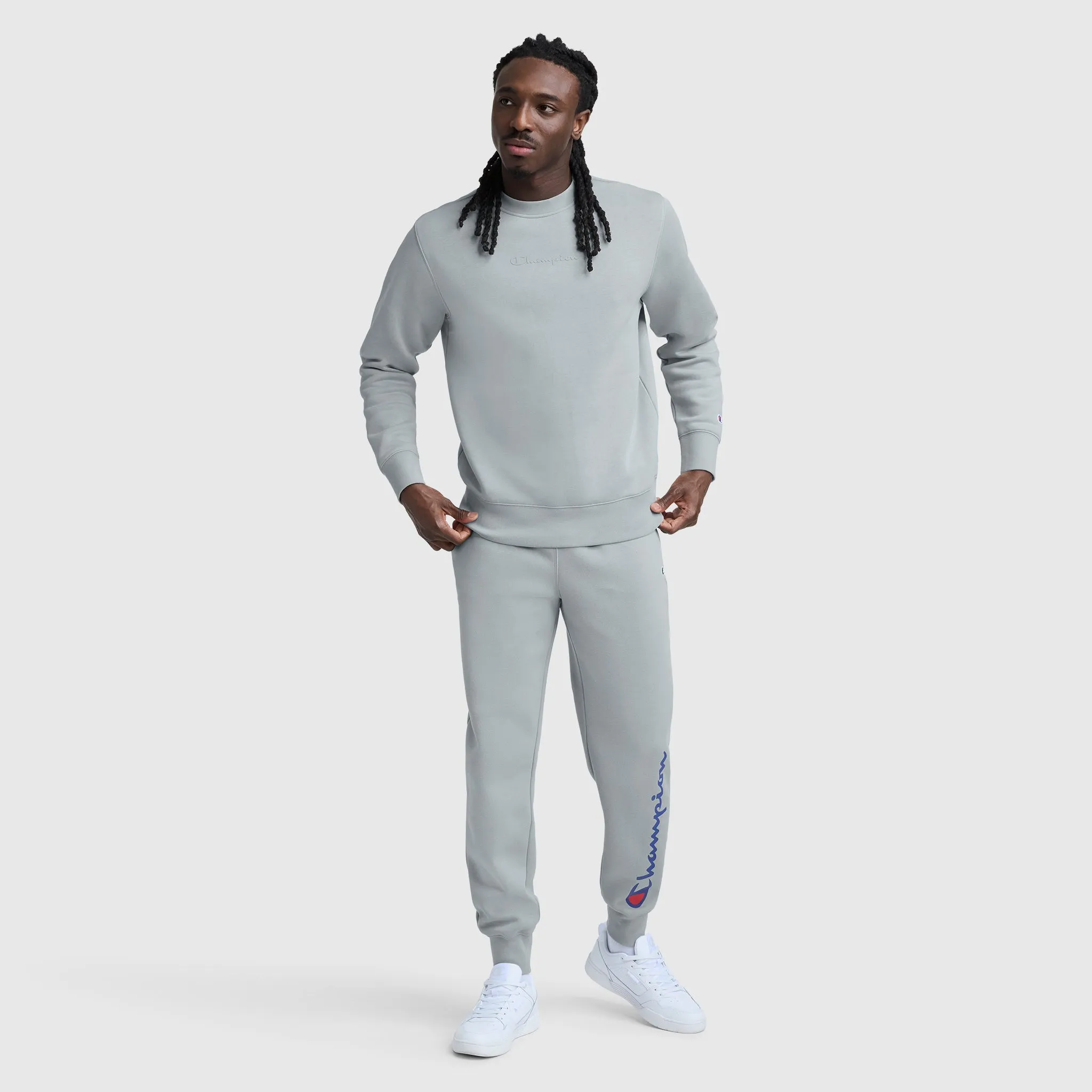 Powerblend Crewneck Sweatshirt, Tonal Script Logo sold by Champion product image thumbnail 5