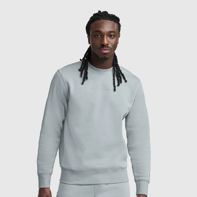 Powerblend Crewneck Sweatshirt, Tonal Script Logo made by Champion