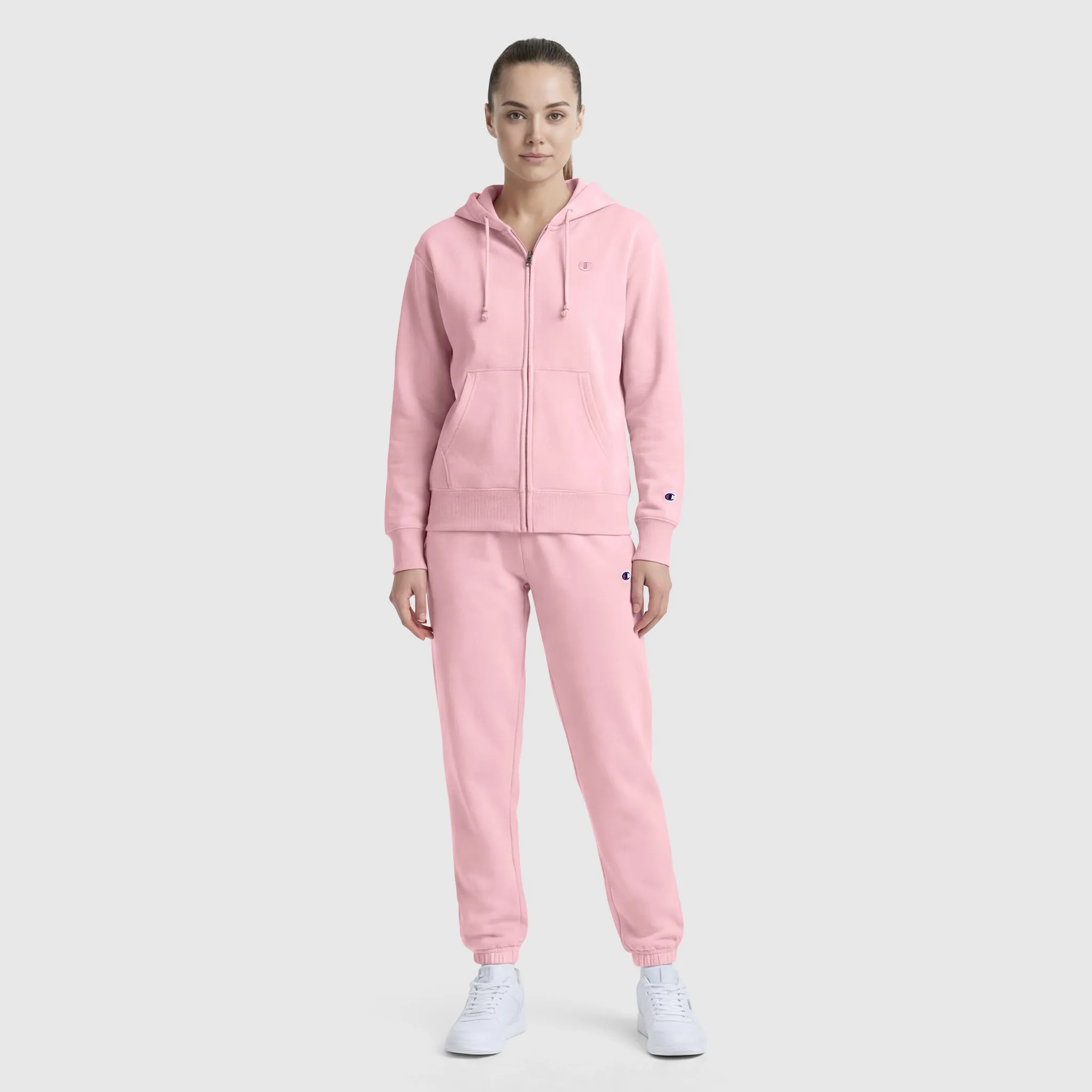 Powerblend Fleece Zip-Up Hoodie, C Logo sold by Champion product image thumbnail 5