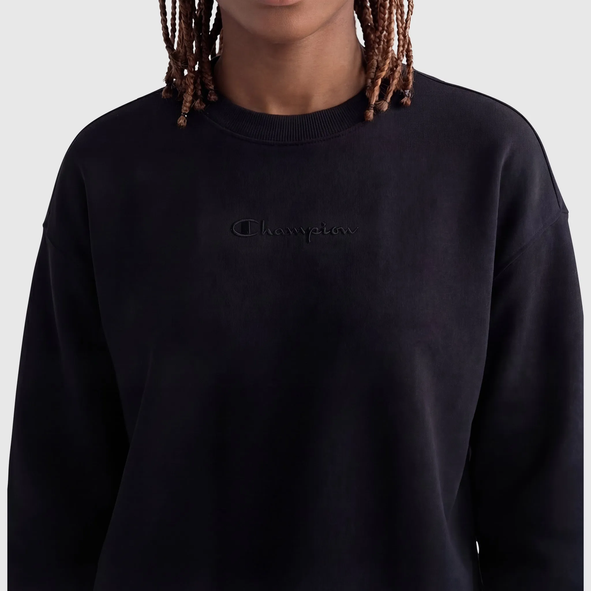 Powerblend Crewneck Sweatshirt, Embroidered Script Logo sold by Champion product image thumbnail 3