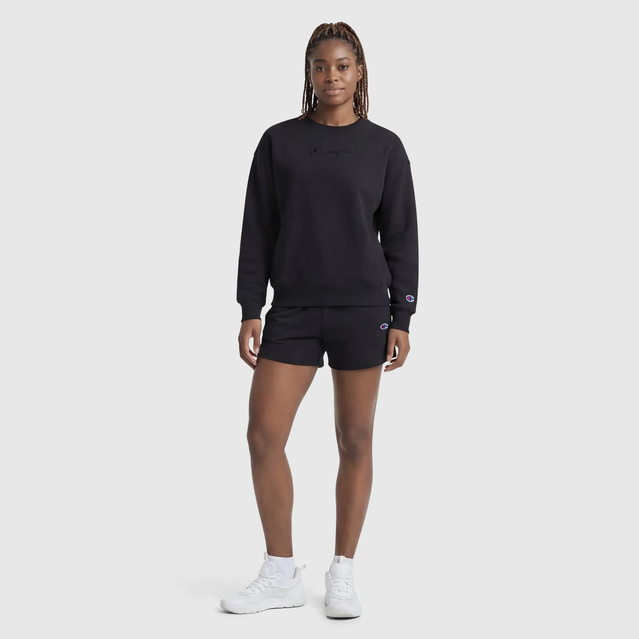 Powerblend Crewneck Sweatshirt, Embroidered Script Logo sold by Champion product image thumbnail 4