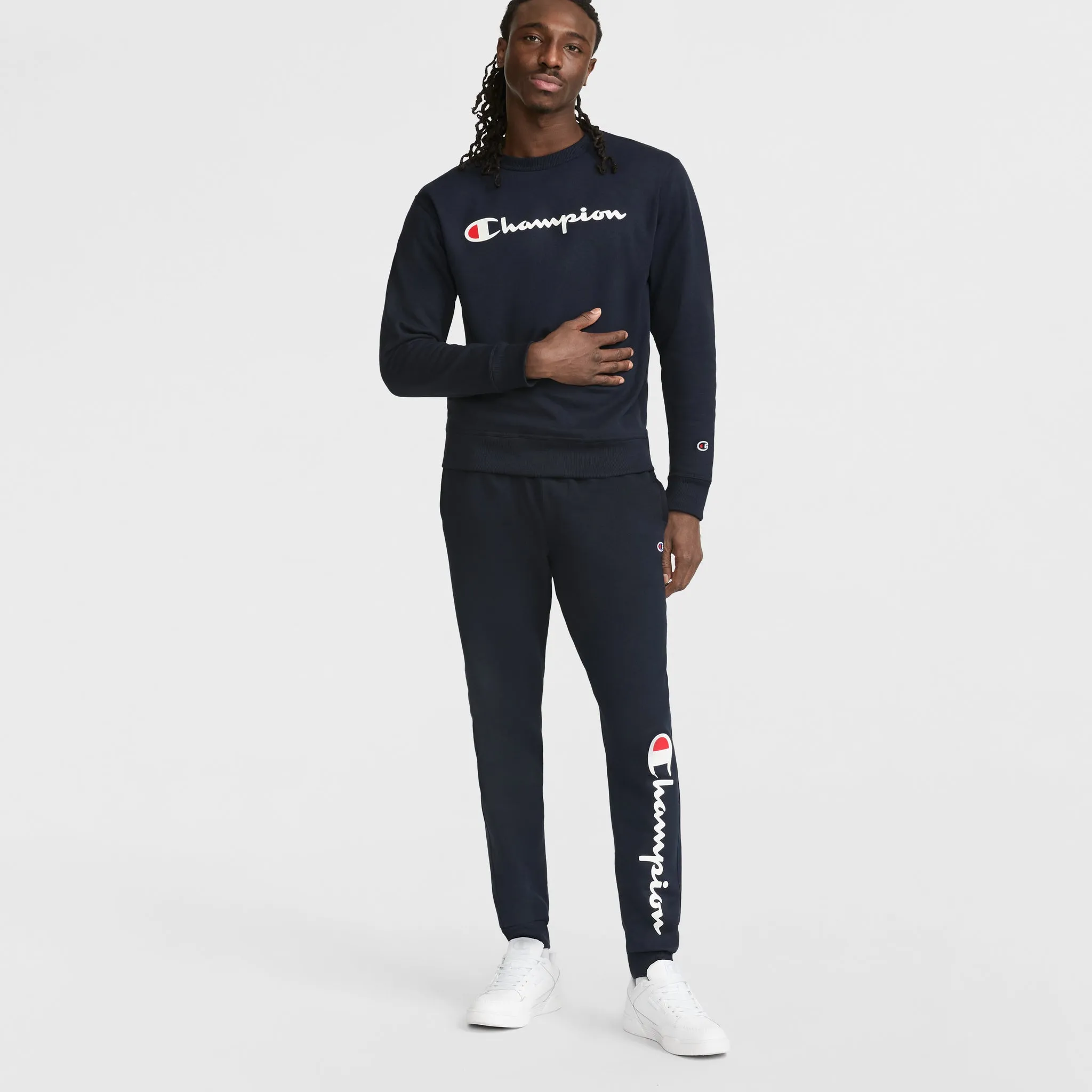 Powerblend Crewneck Sweatshirt, Script Logo sold by Champion product image thumbnail 3