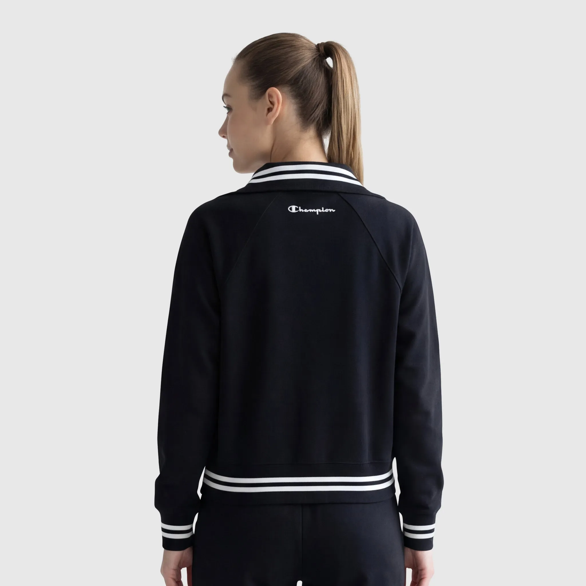 Pitcher Full-Zip Mockneck Top, C Logo sold by Champion product image thumbnail 2