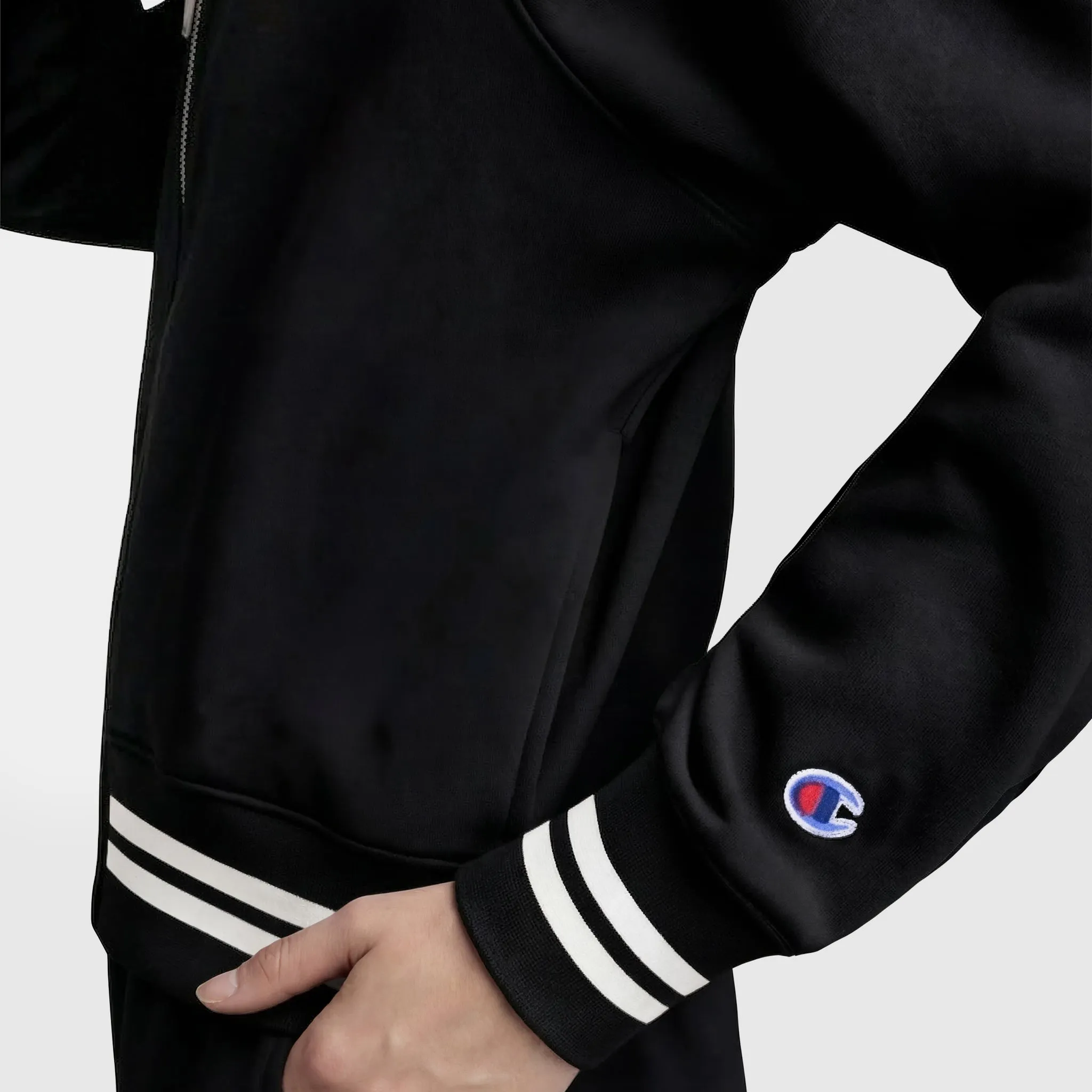 Pitcher Full-Zip Mockneck Top, C Logo sold by Champion product image thumbnail 3