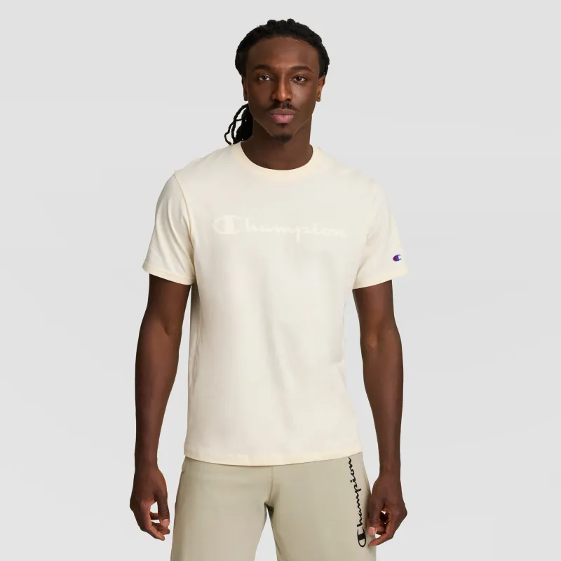 Classic Graphic T-Shirt, Tonal Script Logo made by Champion