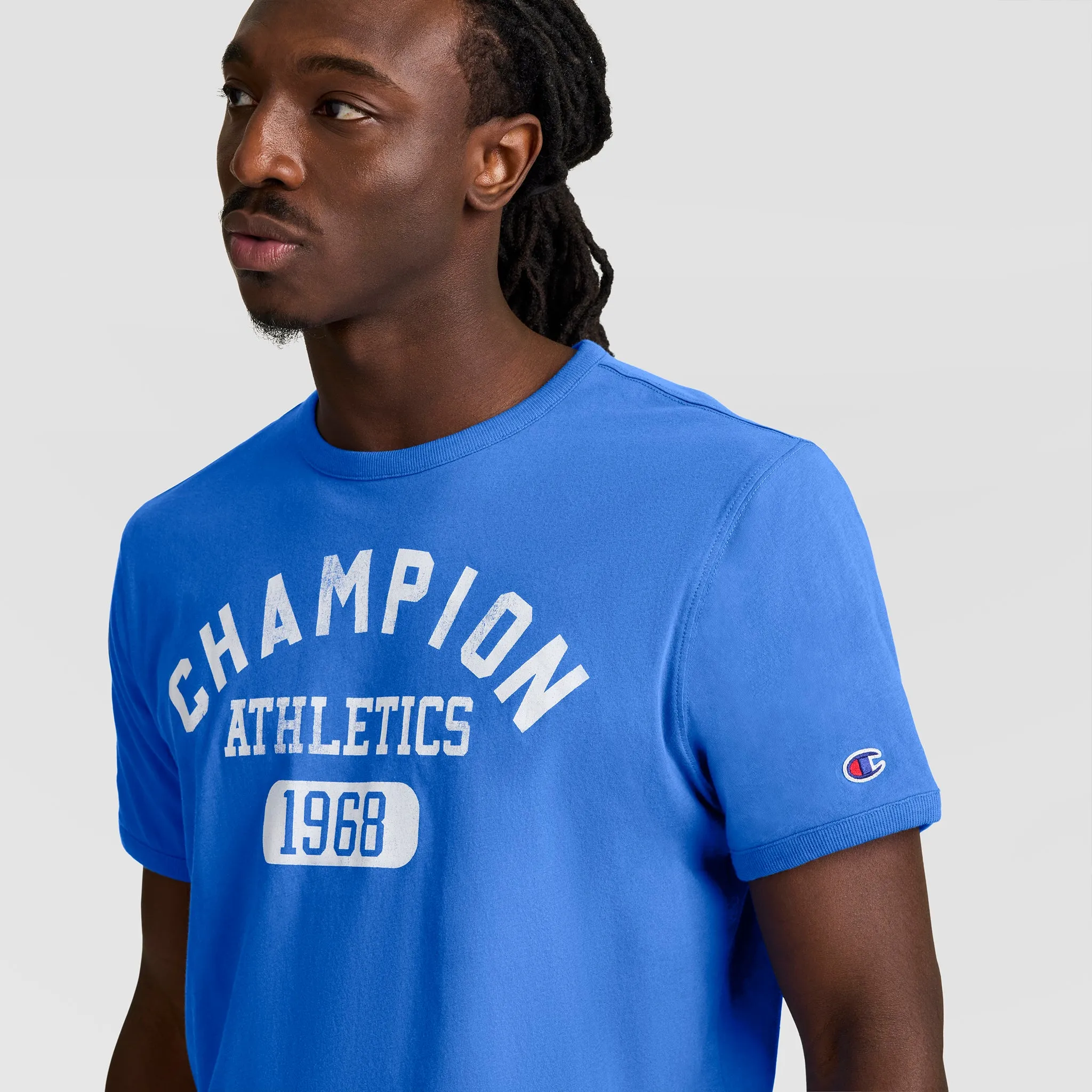 Gridiron Reversible T-Shirt, C Logo sold by Champion product image thumbnail 3
