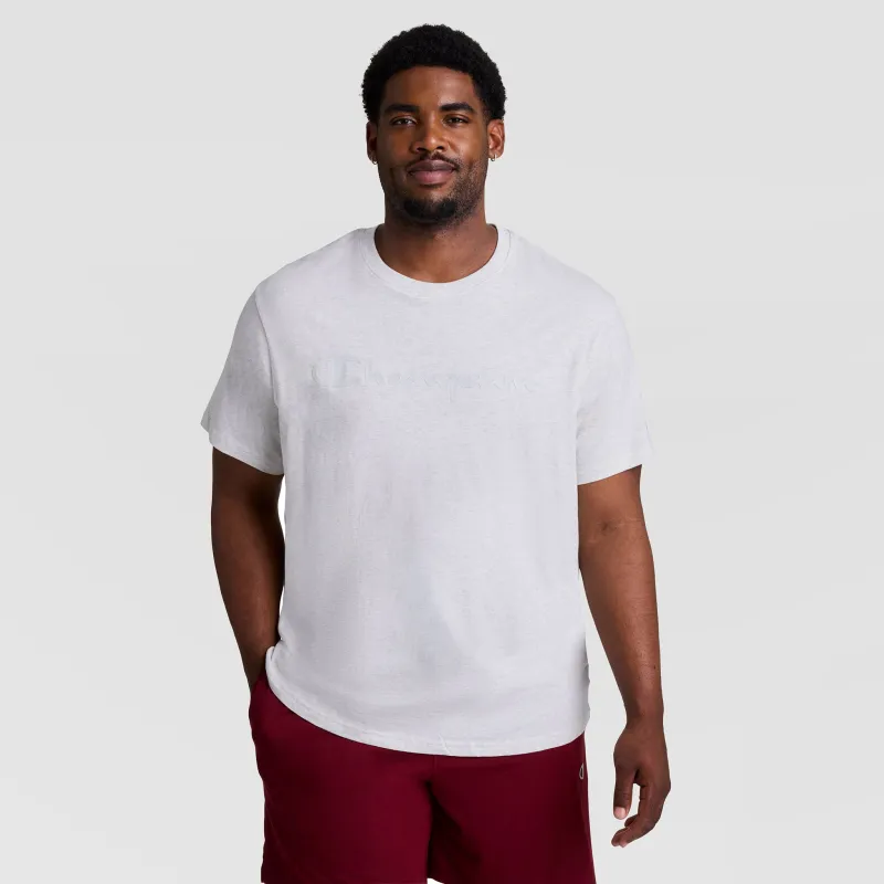 Classic Graphic T-Shirt, Tonal Script Logo - Big & Tall made by Champion