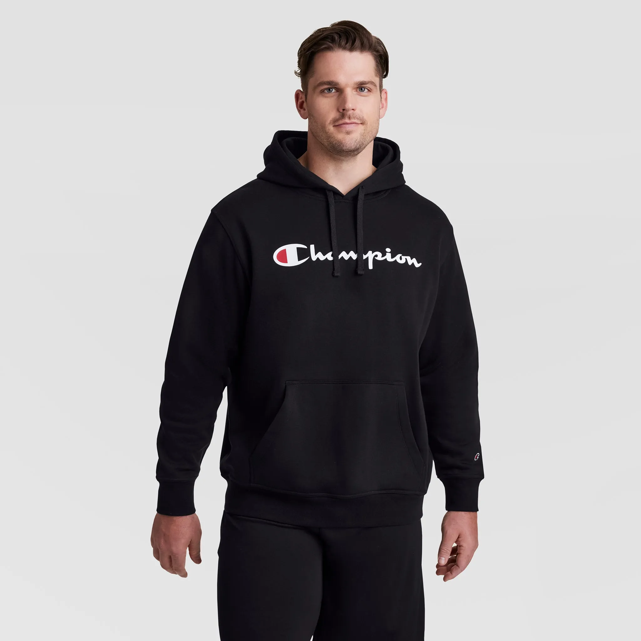 Powerblend Hoodie, Full Script Logo - Big & Tall sold by Champion