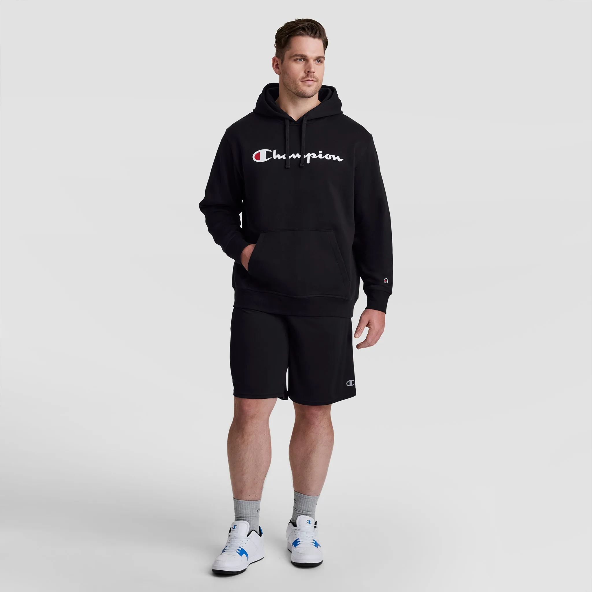 Powerblend Hoodie, Full Script Logo - Big & Tall sold by Champion product image thumbnail 5