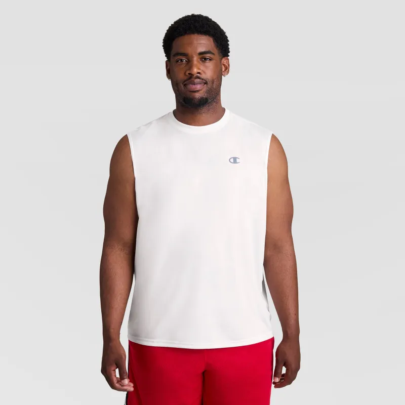 Sport Muscle Tank, Reflective C Logo - Big & Tall made by Champion