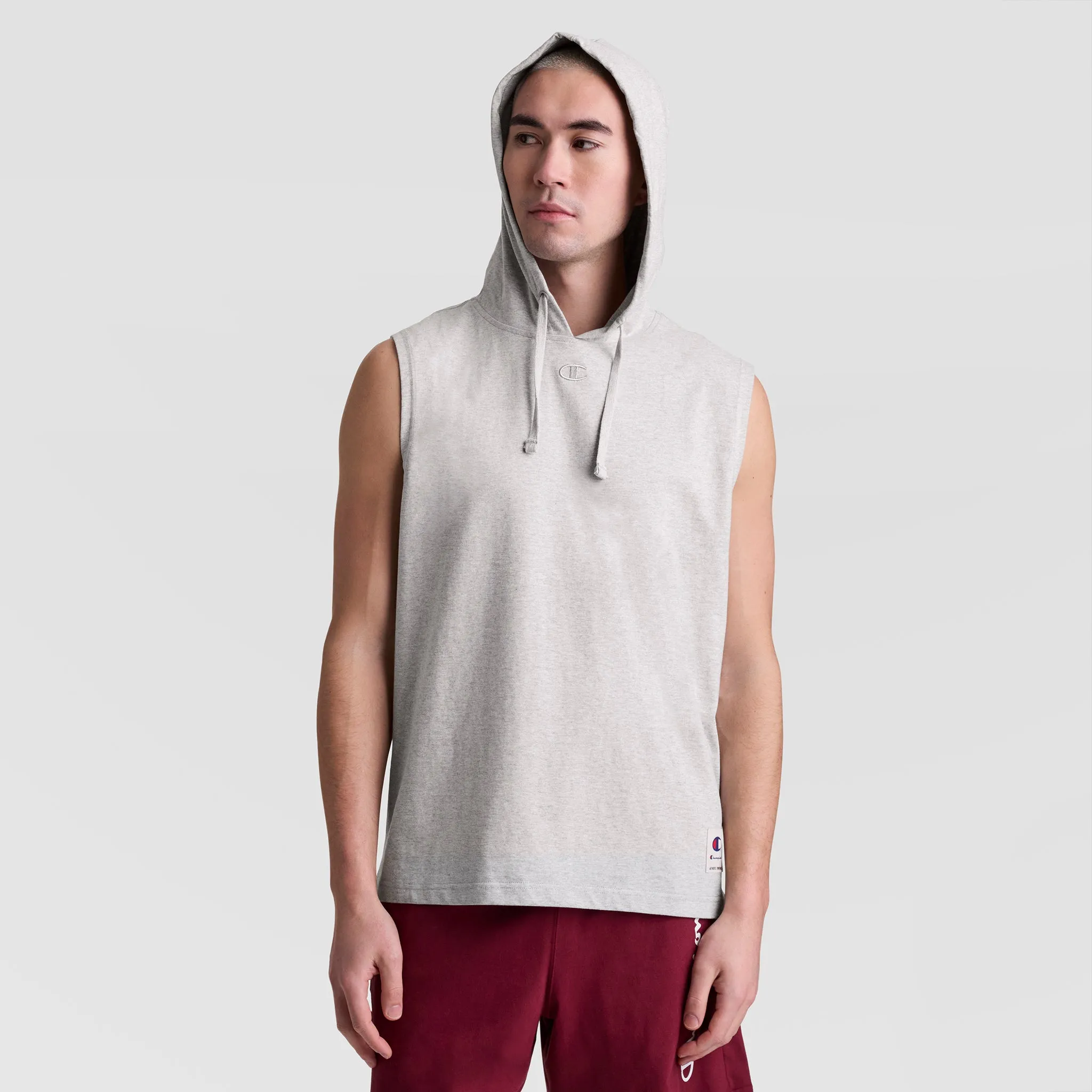 Sleeveless Hoodie, Embroidered C Logo sold by Champion product image thumbnail 5